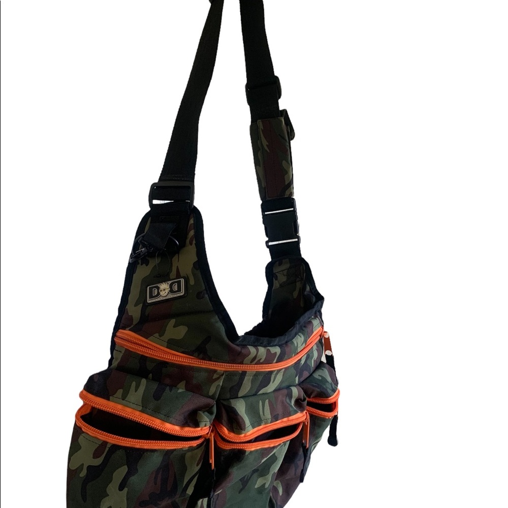 Diaper Dude Messenger Dad Crossbody Diaper Bag Camo Gem